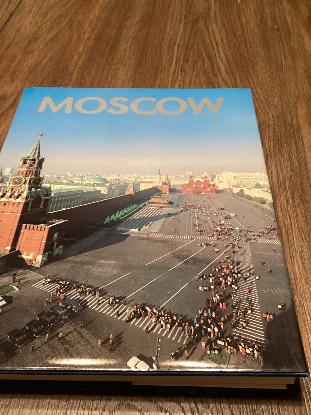 Moscow Coffee Table Book - Sky Blue Cover in protective jacket